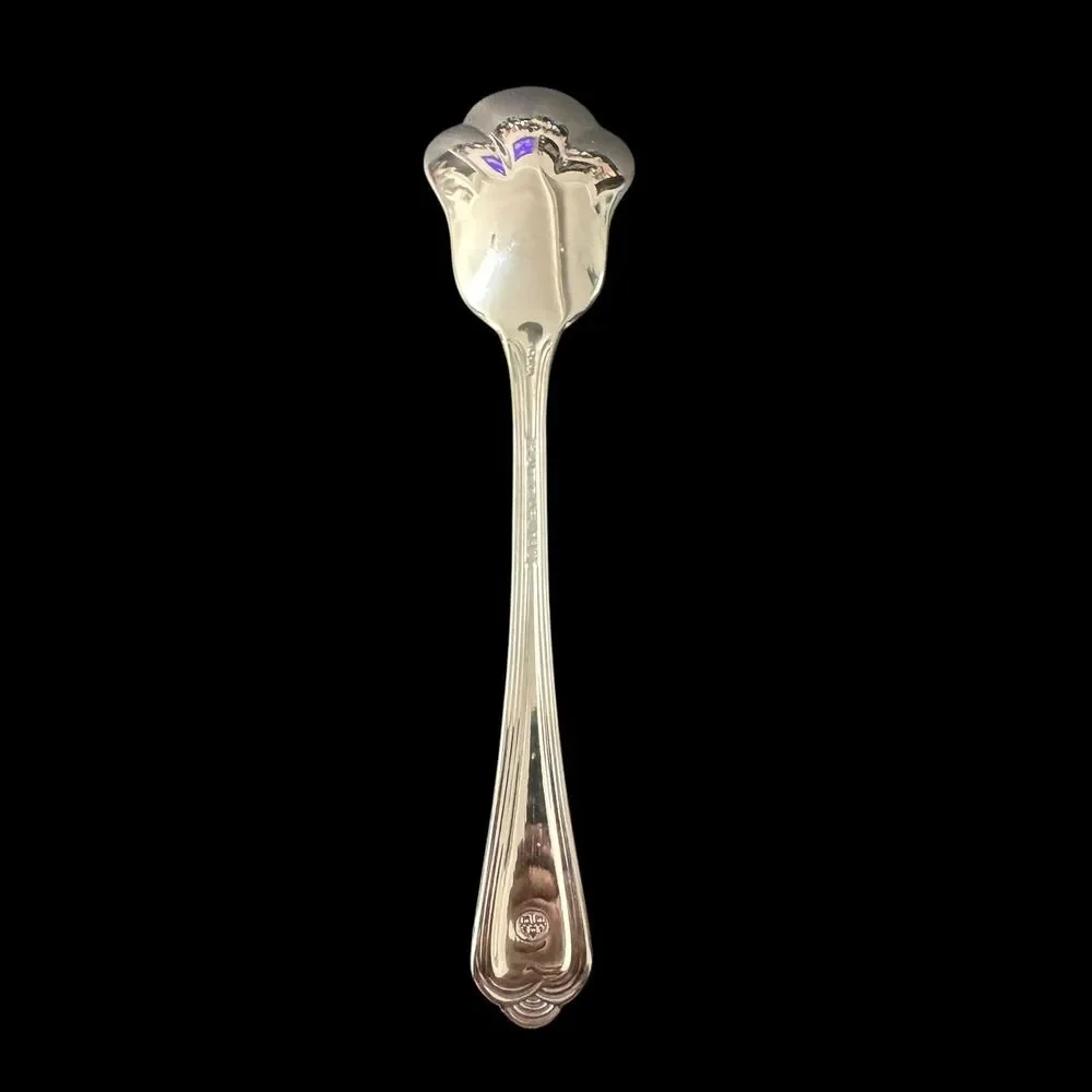 Pfaltzgraff Fairisle Sugar Shell Spoon 6 1/8